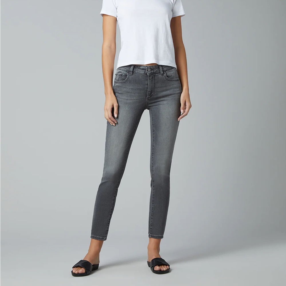 DL1961 Florence Skinny Mid Rise Instasculpt Ankle Jeans